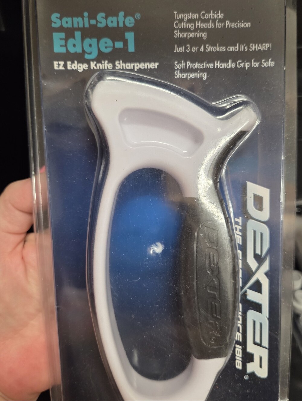 Dexter Sani-Safe Edge-1 White & Black EZ Edge Knife Sharpener